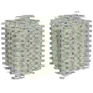 Pacific Blue Basic Bathroom Tissue, Septic Safe, 2-Ply, White, 550 Sheets/Roll, 80 Rolls/Carton